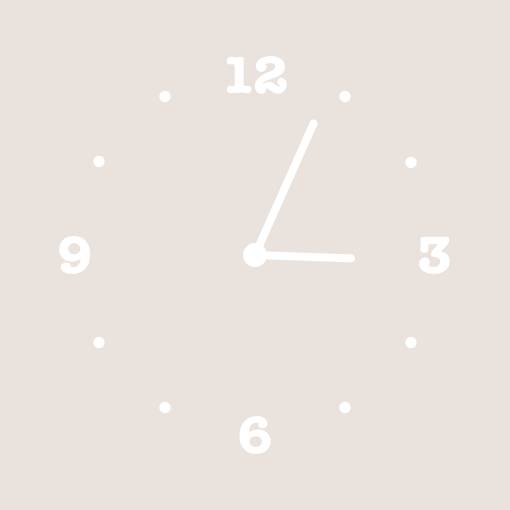 Soft beige royal widgets Cái đồng hồ ý tưởng widget[429uMH8FlmGHQep5uU2N]