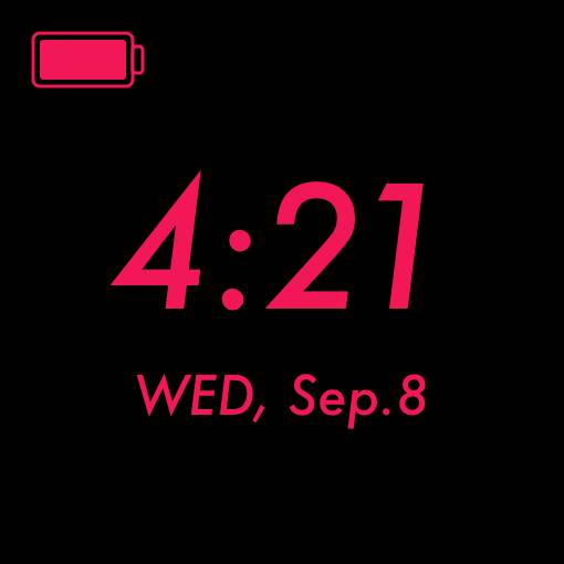 Pink neon widget час Ідеї для віджетів[1WsCZUtUUAJjOk69W55U]