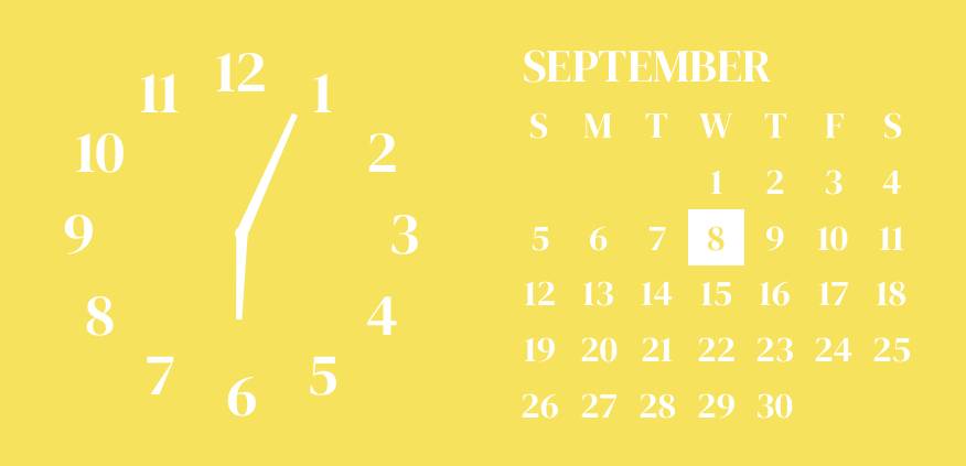 Yellow lemon widget Horloge Idées de widgets[uUm492LnHg1kuyLpx8vu]