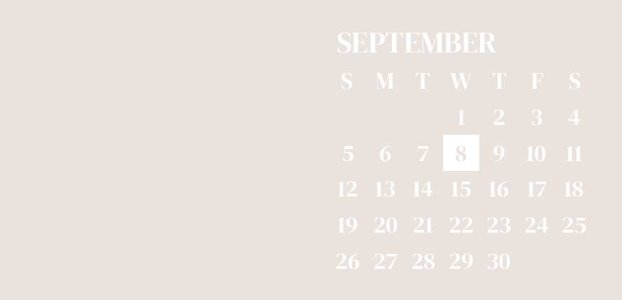 Soft beige widgets Kalender Ide widget[SDgmhmp6JOFOH5HEg4ay]