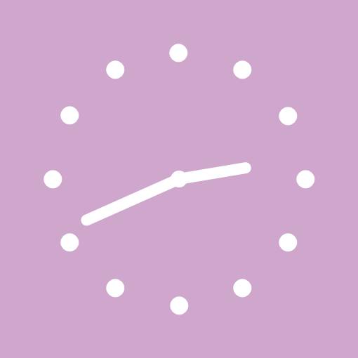 Purple pink street widget นาฬิกา แนวคิดวิดเจ็ต[nnZQ6aIMnOWhEtBi4Deg]