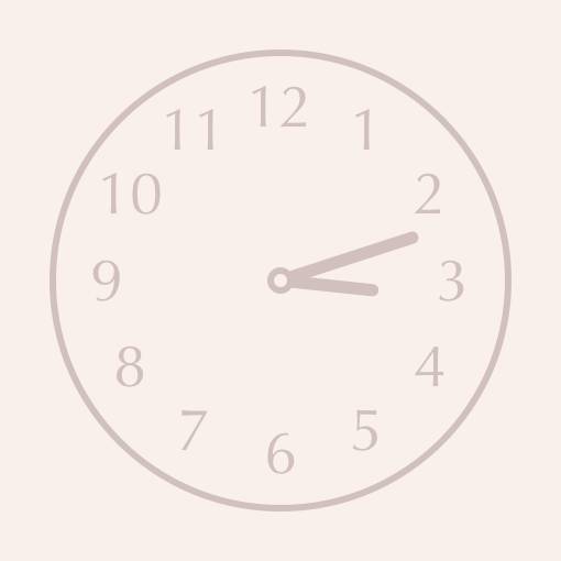 Neutral powder pink widget ساعة أفكار القطعة[y8vCSxshGY7aKh7MbIoK]