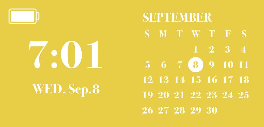 Autumn yellow widget Kalender Widget-ideeën[1jwNxylBPUUjVHEQTX4Z]