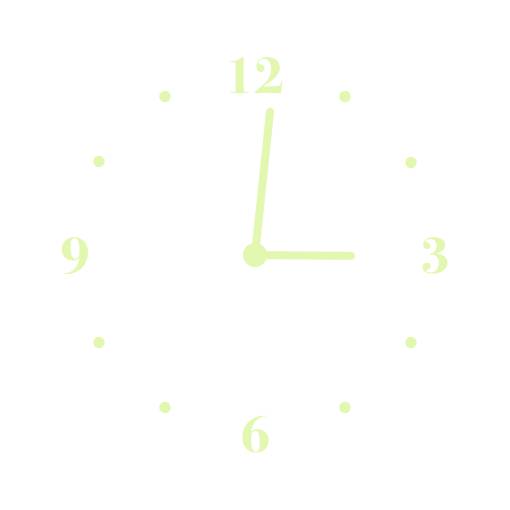 Lime widget ساعة أفكار القطعة[ERZSE60BKevkzy0XOjg6]