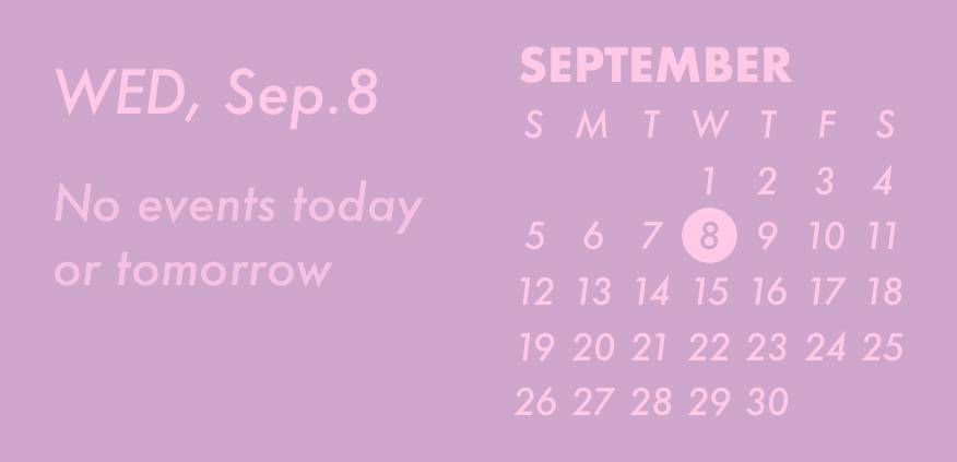Purple pink harajuku widget Calendario Idee widget[mpq3rC88EcYGmnluAIsx]