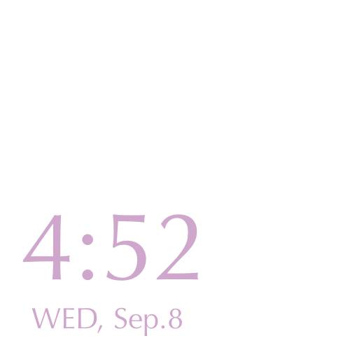 Purple pink elegant widget време Идеје за виџете[esUappDMKExc6y7bB5BR]