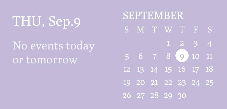 Soft purple widgets Kalendar Idea widget[4JCCZrnmCOBJFyC6lx56]