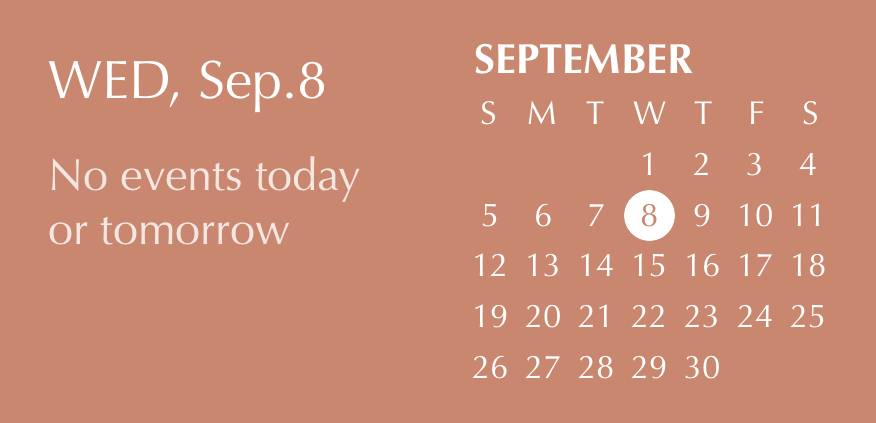 Autumn leaf widget Kalendar Ideje za widgete[TqirxWOleXw3Pbu0wXlq]
