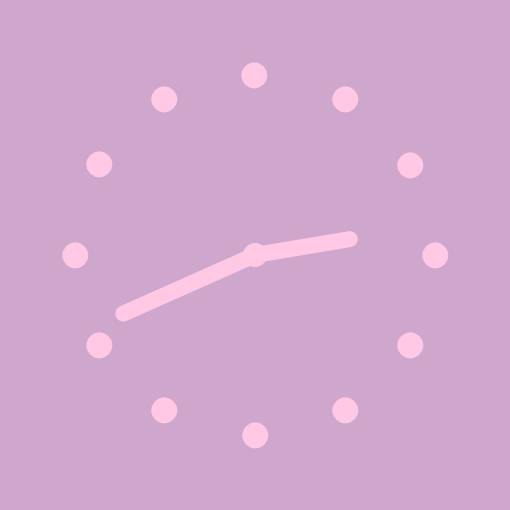 Purple pink harajuku widget Cái đồng hồ ý tưởng widget[gNhMipI1JZxSClRwH4gV]