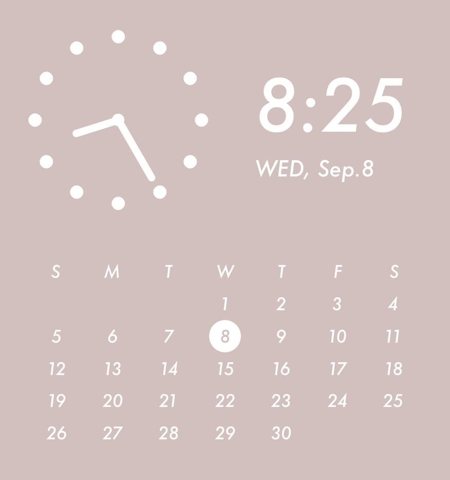 Simple pink widget Uhr Widget-Ideen[oQ6IAyr8XxDs6EhaBqAv]