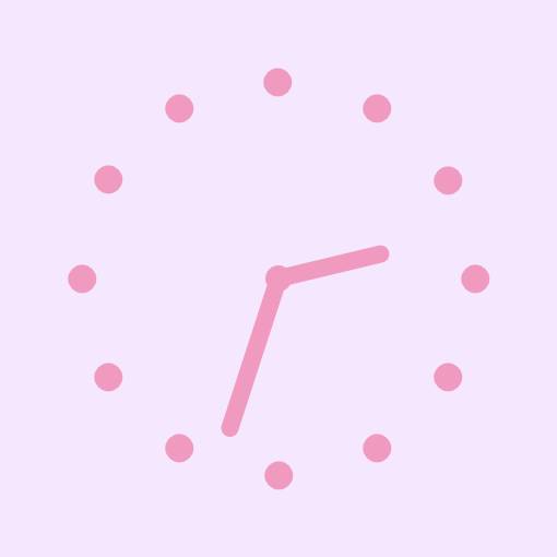 Purple pink widgets Horloge Idées de widgets[OM1UX1E4FLRBYdKAnLqf]