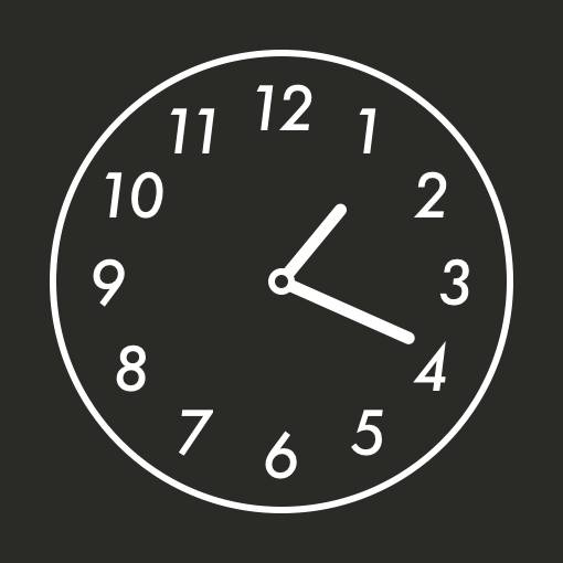 Cool black widget Часовник Идеи за джаджи[ZR5EyhoIiabMFGVFJxJe]