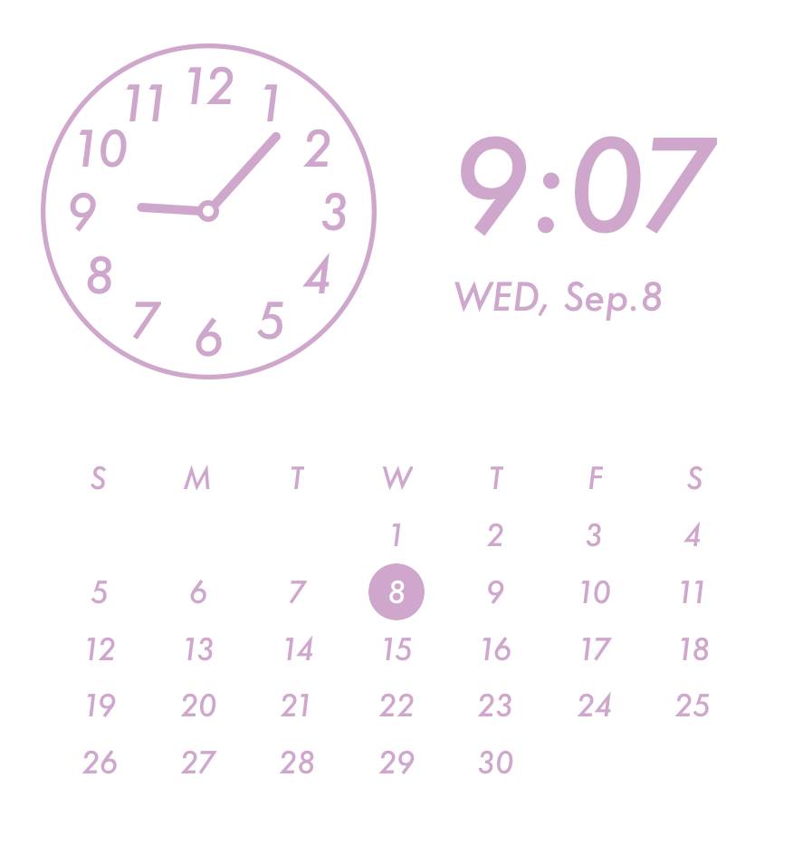 Purple pink street widget ساعة أفكار القطعة[OG0WZugK6UkkKQRGh76c]