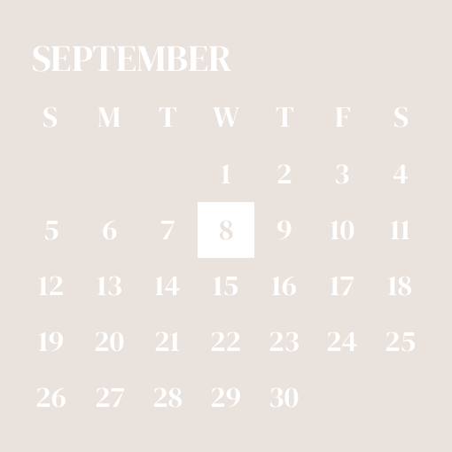 Soft beige widgets Календар Ідеї для віджетів[MeSCNEVfHwf1D1Z97iys]
