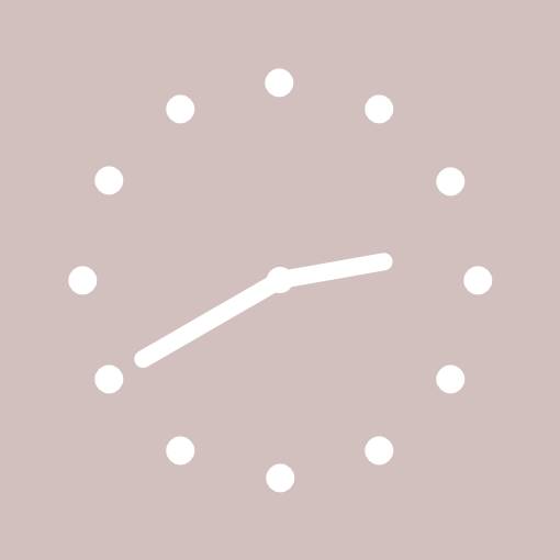 Neutral pink street widgets Horloge Idées de widgets[6cfcUahmAkQ8ryh9flRV]