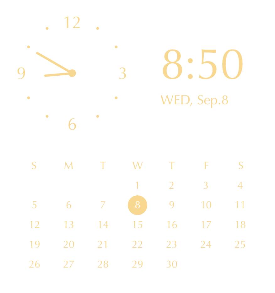 Autumn elegant widget Clock Widget ideas[OWPQ2ZdHtb9sNozbciXu]