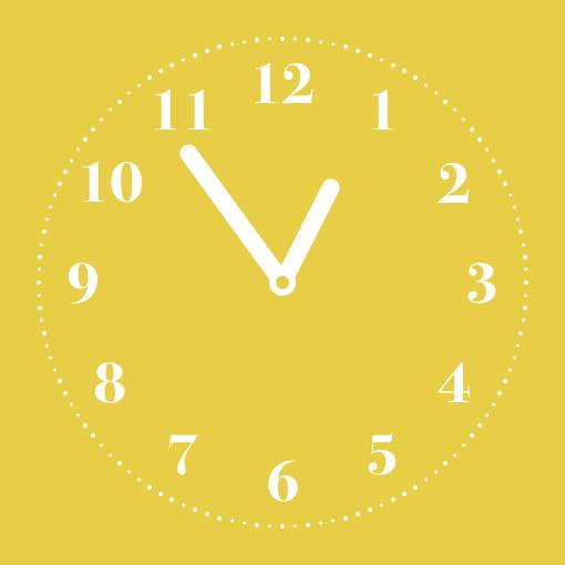 Autumn yellow widget Uhr Widget-Ideen[YtNwWe31X25XMRKbVXgc]