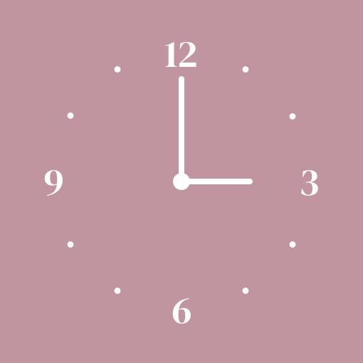 Mystic pink widgets Cái đồng hồ ý tưởng widget[t8P0wQiqU0hIvSiJBlie]
