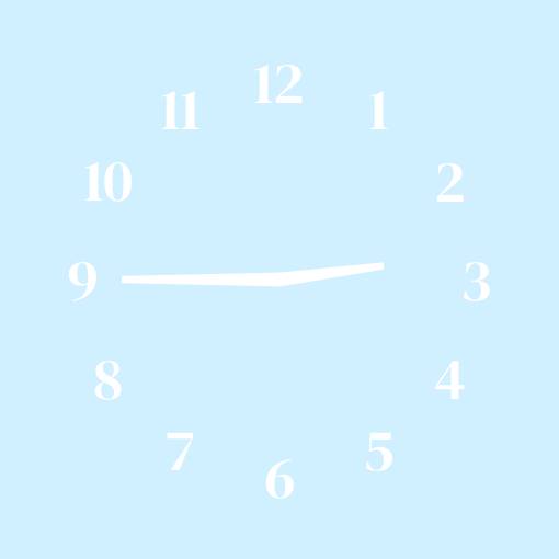 Sky blue widget Reloj Ideas de widgets[ZnYqebwhCkYEz5ZlyINn]