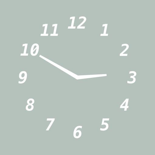 Neutral leaf elegant widget Reloj Ideas de widgets[Xve46c1YfDuboum3iVhH]