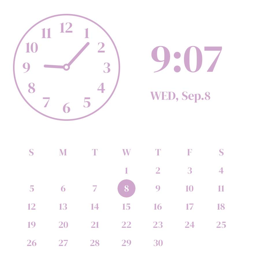 Purple pink vintage widget ساعة أفكار القطعة[AEbEm9mJCRQViAwf3ITZ]