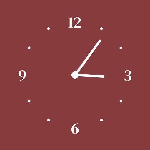 Christmas red widget Reloj Ideas de widgets[epVDxRRmAQKHSGZjVahj]