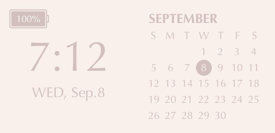 Neutral powder pink widget Calendario Ideas de widgets[wW30k8IkQKZCAMIsLAQ0]