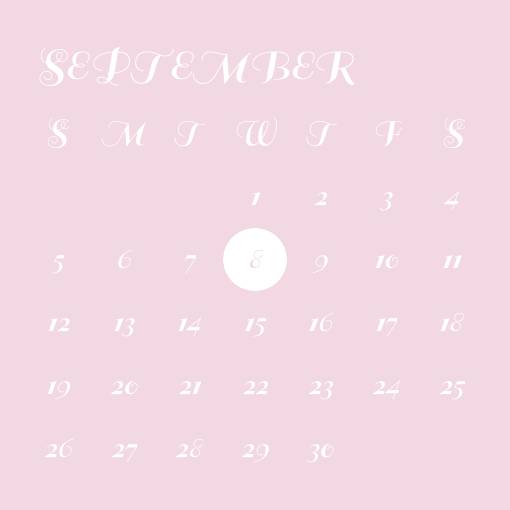 Powder pink widgets Календар Идеје за виџете[oBRjfRmGYeEYYy0SdSXj]