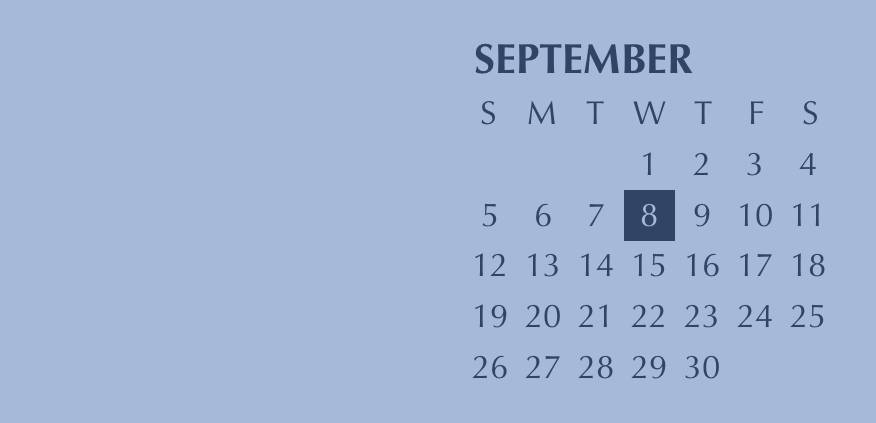 Sophisticated blue widget Календар Идеи за джаджи[KkGPtjnJdAGW7C3JffSk]