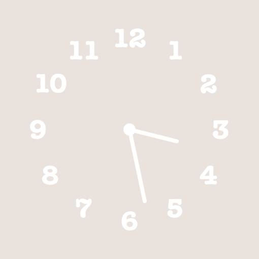 Soft beige royal widgets ساعة أفكار القطعة[i6g2Er2vxKWUSP2uZgOz]