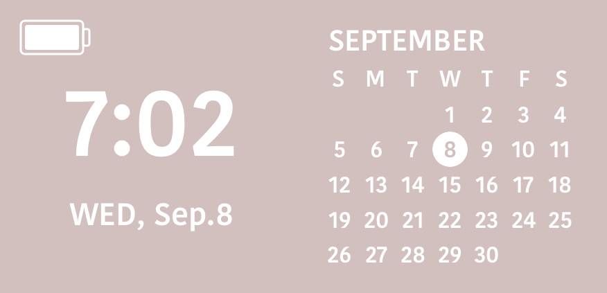 Neutral pink pop widget Kalendarz Pomysły na widżety[xkXd9VeOXVQ1OM2RDTGZ]