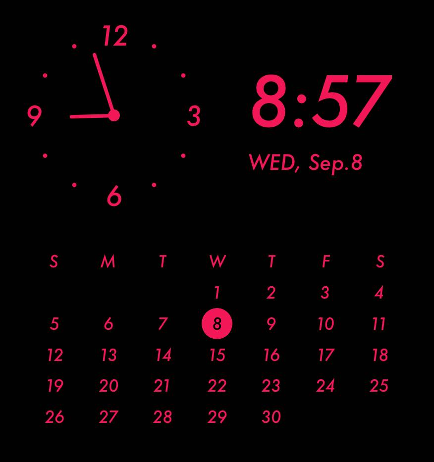 Pink neon widget Laikrodis Valdiklių idėjos[PhstXtm2sbhPkvUTRGse]