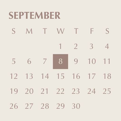Neutral beige widgets Kalender Ide widget[6KkfedZLgZUk6b0X6fnV]