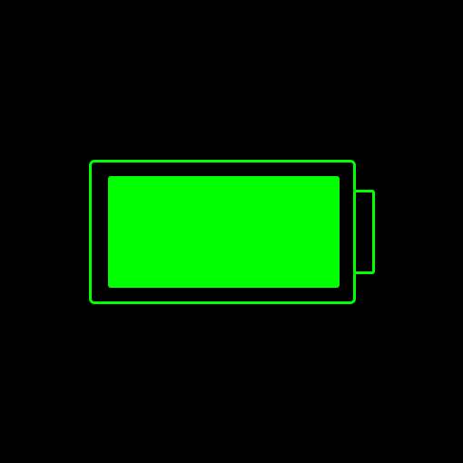 Green neon widgetバッテリーウィジェット[0RWgpIOmIhWD7oTu3zV5]