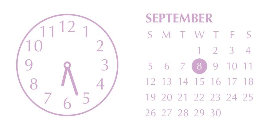 Purple pink elegant widget Reloj Ideas de widgets[87y0EDCYqARKlOTfYMwD]