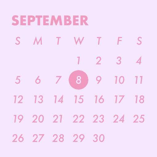 Purple pink widgetsカレンダーウィジェット[SztJTrXiXiyjjLJgLVFN]