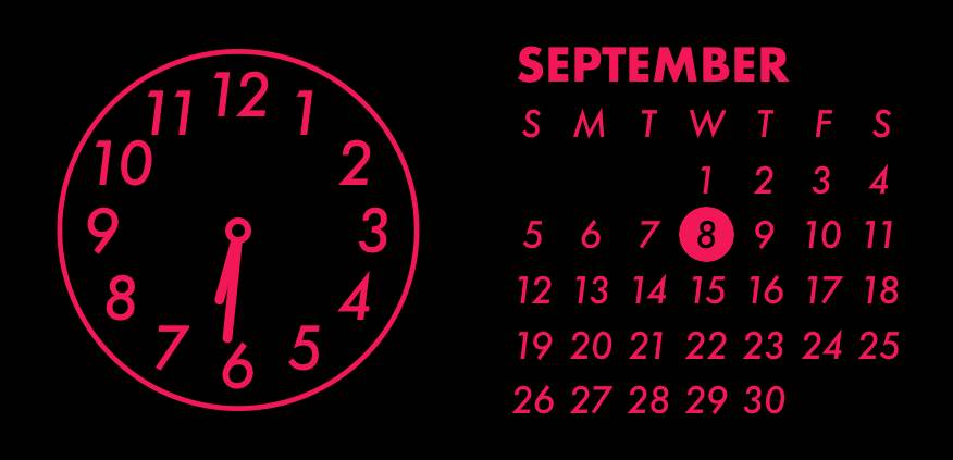 Pink neon widget Horloge Idées de widgets[TQh733hD4z6jj1HVZNQH]