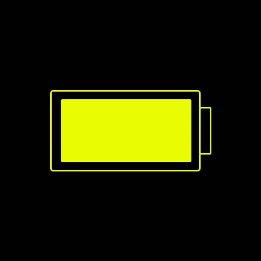 Yellow neon widgetバッテリーウィジェット[I0gnY1jLtUStt4UTnkcG]