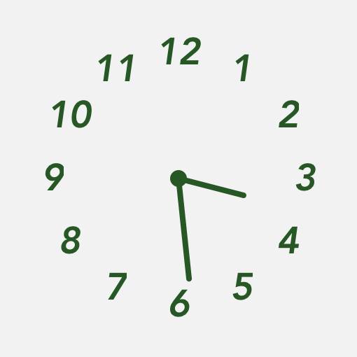 Dark green gray widget Часовник Идеи за джаджи[3NXaEpkFSMuBj49DOPEk]