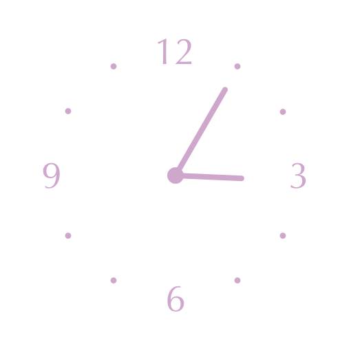 Purple pink elegant widget Часовник Идеи за джаджи[qfOHfHLqPXiN3wyApTTC]