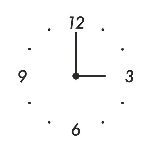 Cool white & black widget Годинник Ідеї для віджетів[NapSneyAiWaNBkSRT3Pm]