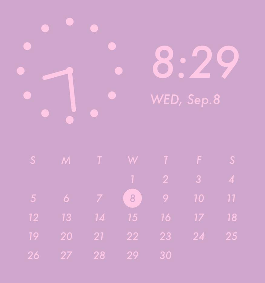 Purple pink harajuku widget ساعة أفكار القطعة[ztdX3R89AfRsTl2hbwlM]