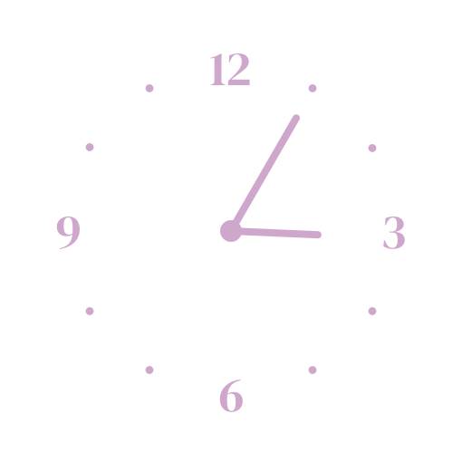 Purple pink vintage widget Uhr Widget-Ideen[qk4YVQQKDxOSkywZtWqr]