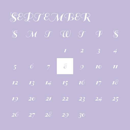 Soft purple widgets Kalender Widget-Ideen[UyzMKo4t2rF8VEDmjfBe]