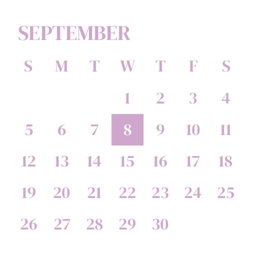 Purple pink vintage widget Calendario Ideas de widgets[ax3NpTh9dtecWQyHtSY7]