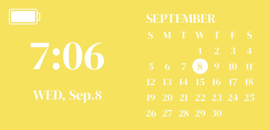 Yellow lemon widget Kalendář Nápady na widgety[qYfBbnl0ggq2cEykasat]