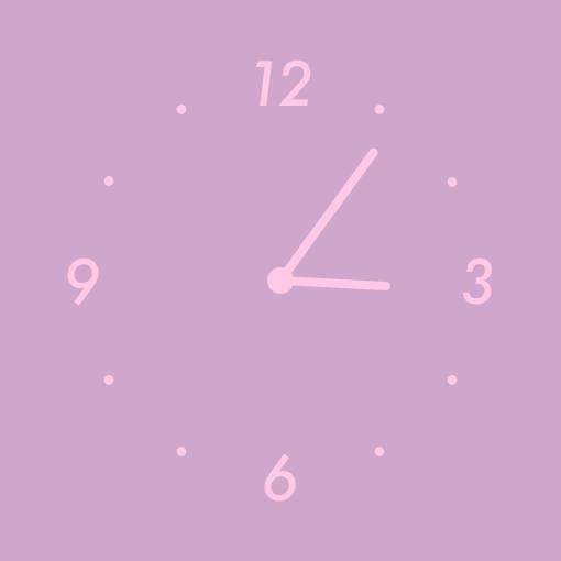 Purple pink harajuku widget นาฬิกา แนวคิดวิดเจ็ต[i4eqIXj243cukMHYHWlY]