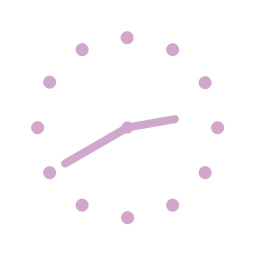 Purple pink elegant widget Zegar Pomysły na widżety[w9ZbYaeUs9M1Kui46l6i]
