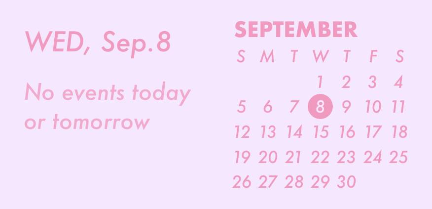 Purple pink widgets Kalendar Ideje za widgete[M8Rqk1zAoOe8d5fSfTn6]