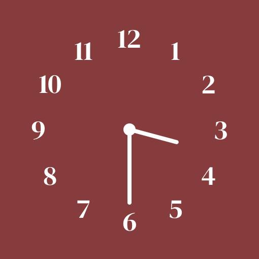 Christmas red widget Clock Widget ideas[BjSZFGVPFjpEOlIcnFFJ]